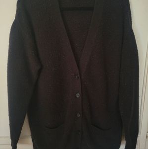 Black slouchy cardigan
